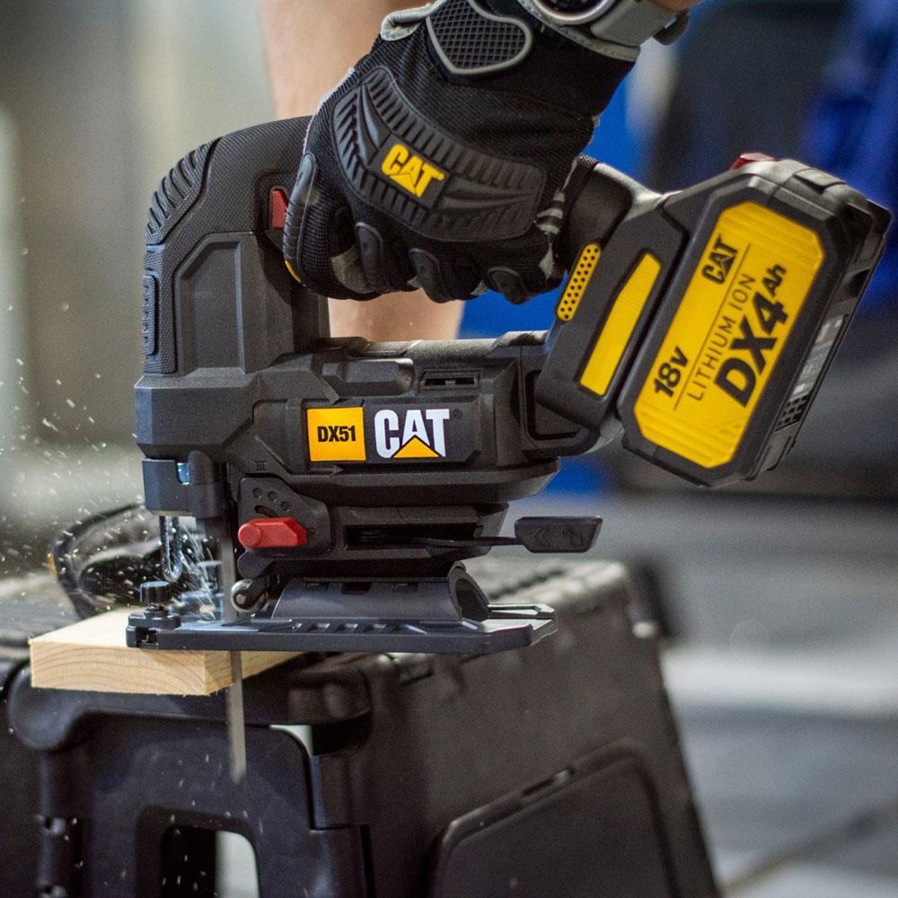 CATCAT DX51 18Volt/4.0Ah Li-ion Tek Akülü Profesyonel Kömürsüz Dekupaj TestereDX51