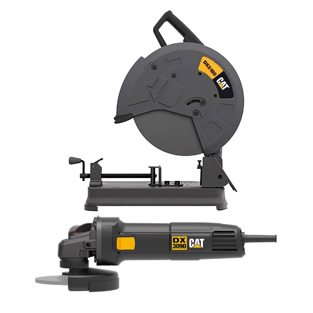 CATCAT DX5180SET 2400Watt 355mm Profesyonel Profil Kesme + DX3090 720Watt 125mm Profesyonel Avuç TaşlamaDX5180SET