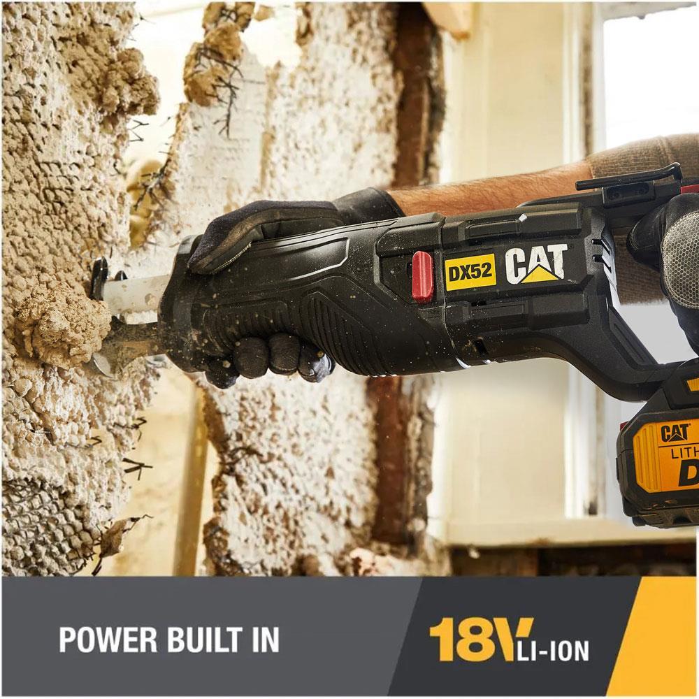 CATCAT DX52BC 18Volt 2.0Ah Li-ion Tek Akülü Profesyonel Tilki Kuyruğu TestereDX52BC