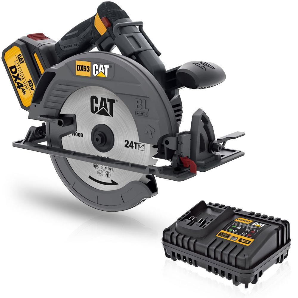 CATCAT DX53 18Volt 4.0Ah 185mm Kömürsüz Profesyonel Daire TestereDX53