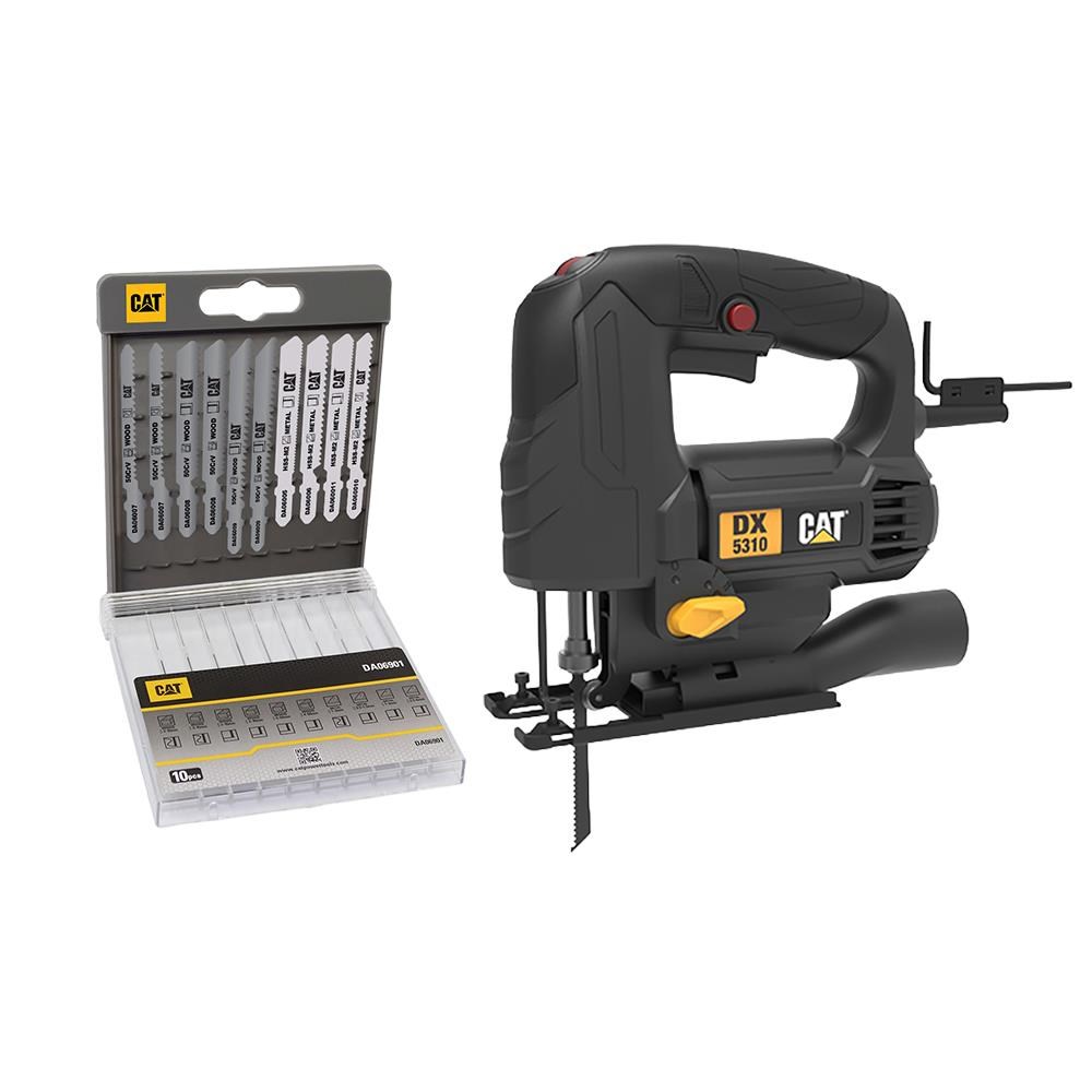 CATCAT DX5310 550Watt Profesyonel Devir Ayarlı Dekupaj Testere + DA06901 10 Parça Testere UcuDX5310