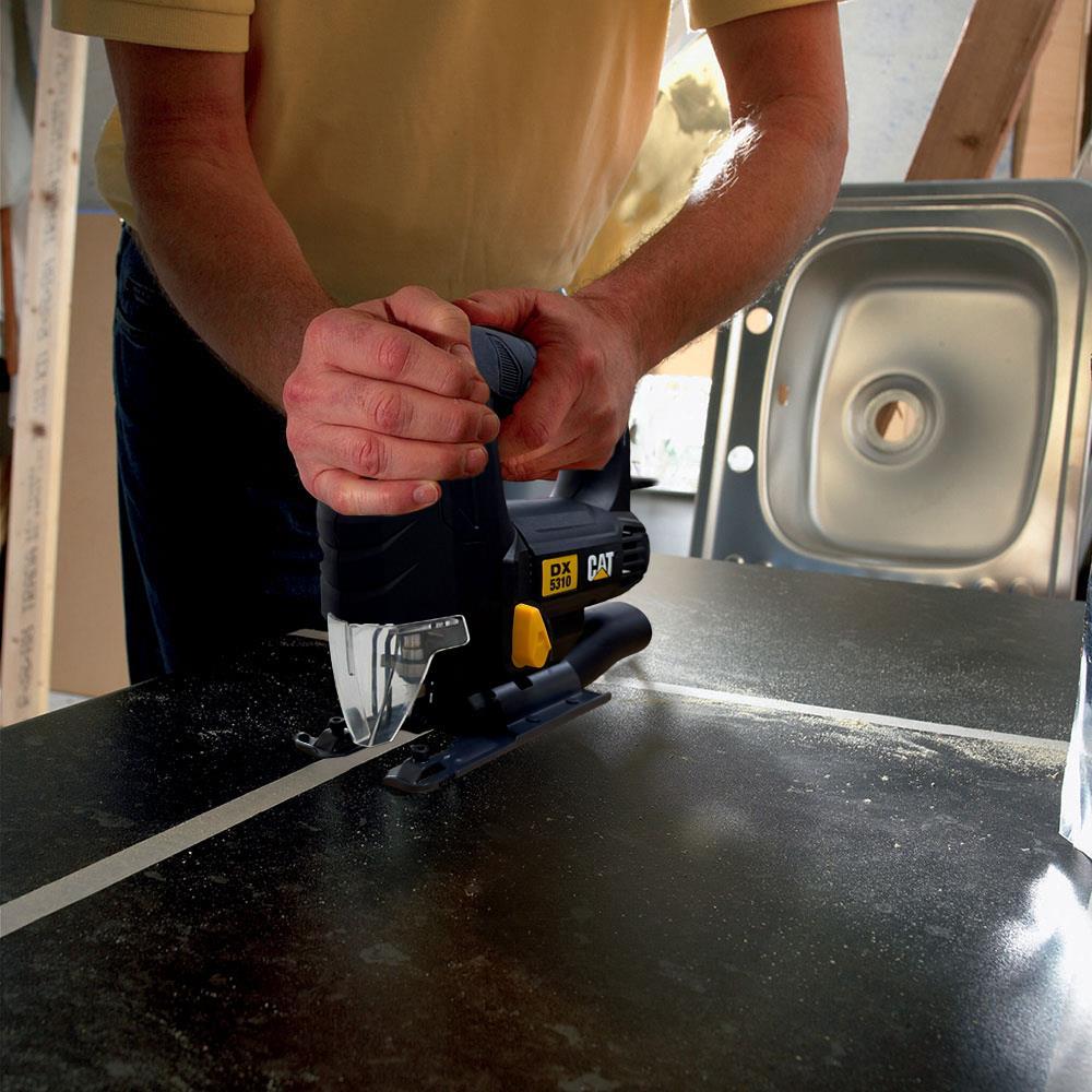 CATCAT DX5310 550Watt Profesyonel Devir Ayarlı Dekupaj Testere + DA06901 10 Parça Testere UcuDX5310