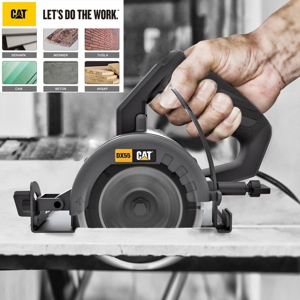 CATCAT DX55 1400Watt 110mm Profesyonel Sulu/Kuru Seramik KesmeDX55