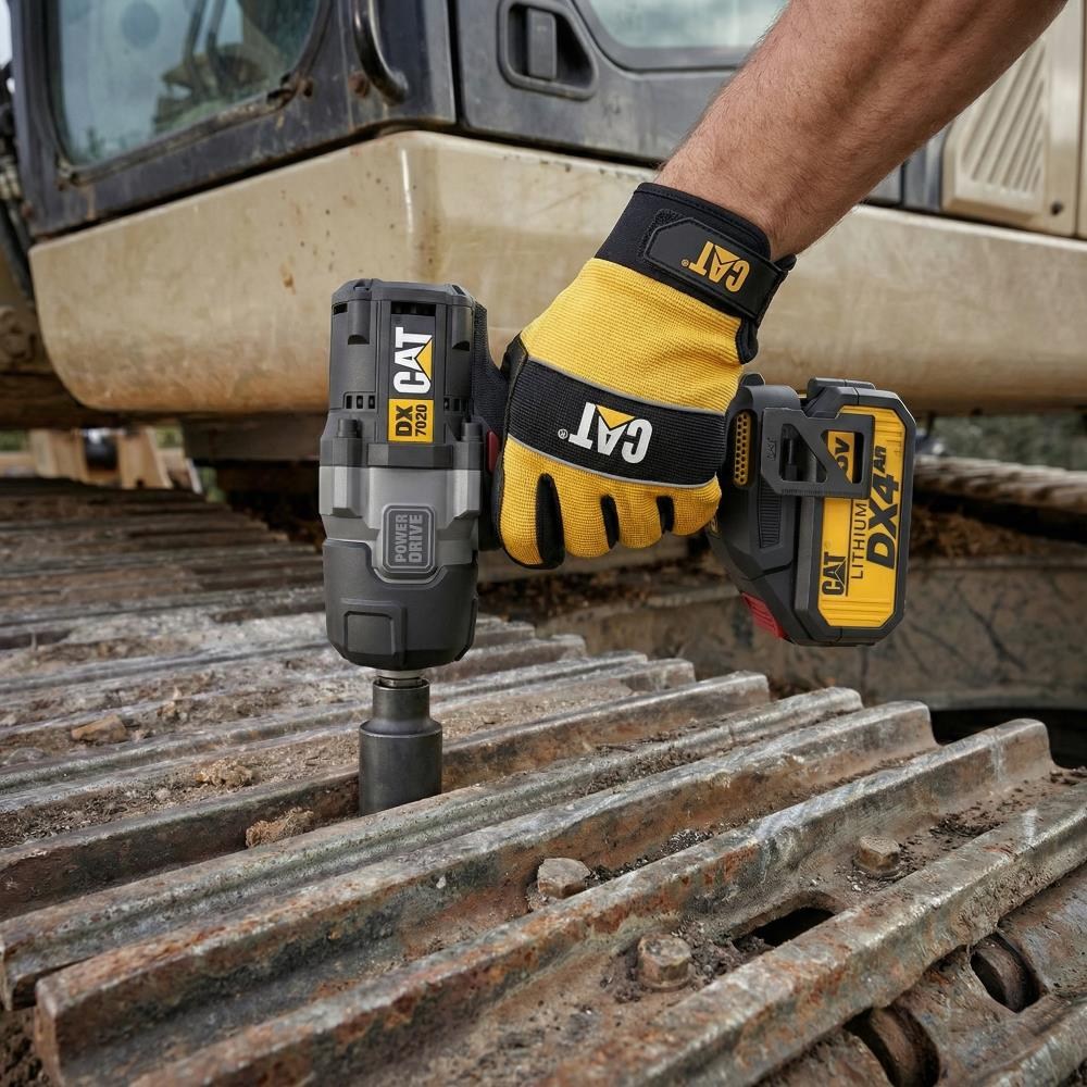 CATCAT DX7020.1 18Volt 4.0 Ah Çift Akülü Kömürsüz 700/880Nm Profesyonel Şarjlı Somun Sıkma + 10 Adet Lokma UcuDX7020.1