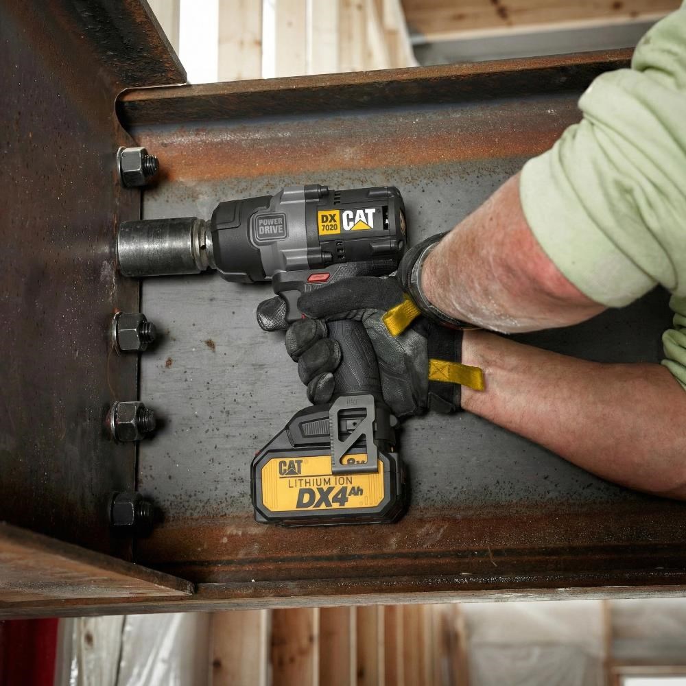 CATCAT DX7020.1 18Volt 4.0 Ah Çift Akülü Kömürsüz 700/880Nm Profesyonel Şarjlı Somun Sıkma + 10 Adet Lokma UcuDX7020.1