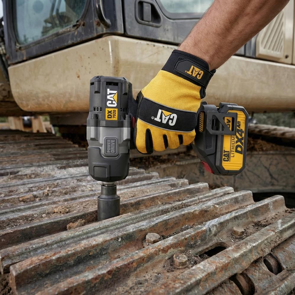 CATCAT DX7020.1 18Volt 4.0 Ah Çift Akülü Kömürsüz 700/880Nm Profesyonel Şarjlı Somun Sıkma + 10 Adet Lokma UcuDX7020.1