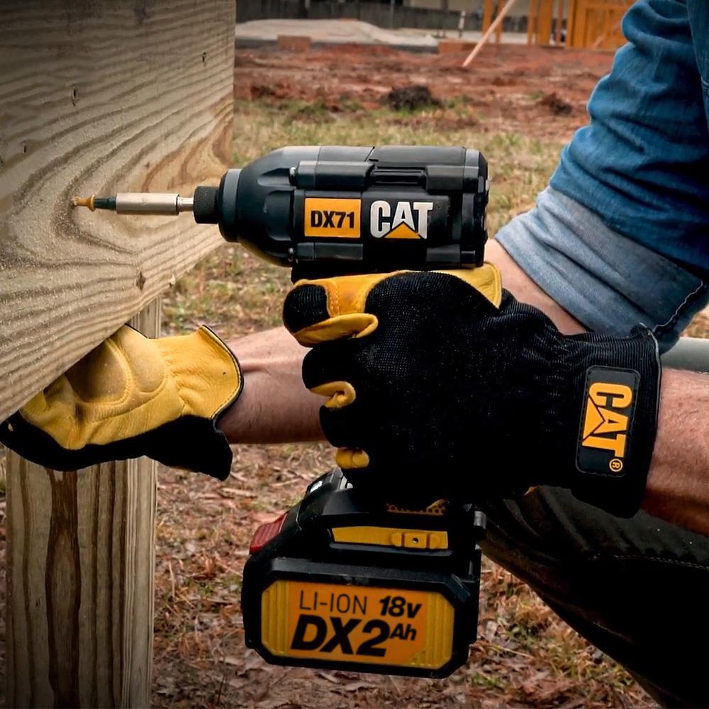 CATCAT DX71 18Volt 2.0Ah Li-ion Çift Akülü 215Nm Kömürsüz Profesyonel Şarjlı Darbeli TornavidaDX71