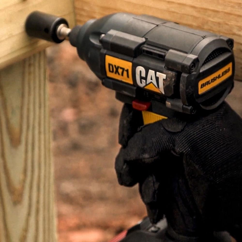 CATCAT DX71 18Volt 2.0Ah Li-ion Çift Akülü 215Nm Kömürsüz Profesyonel Şarjlı Darbeli TornavidaDX71