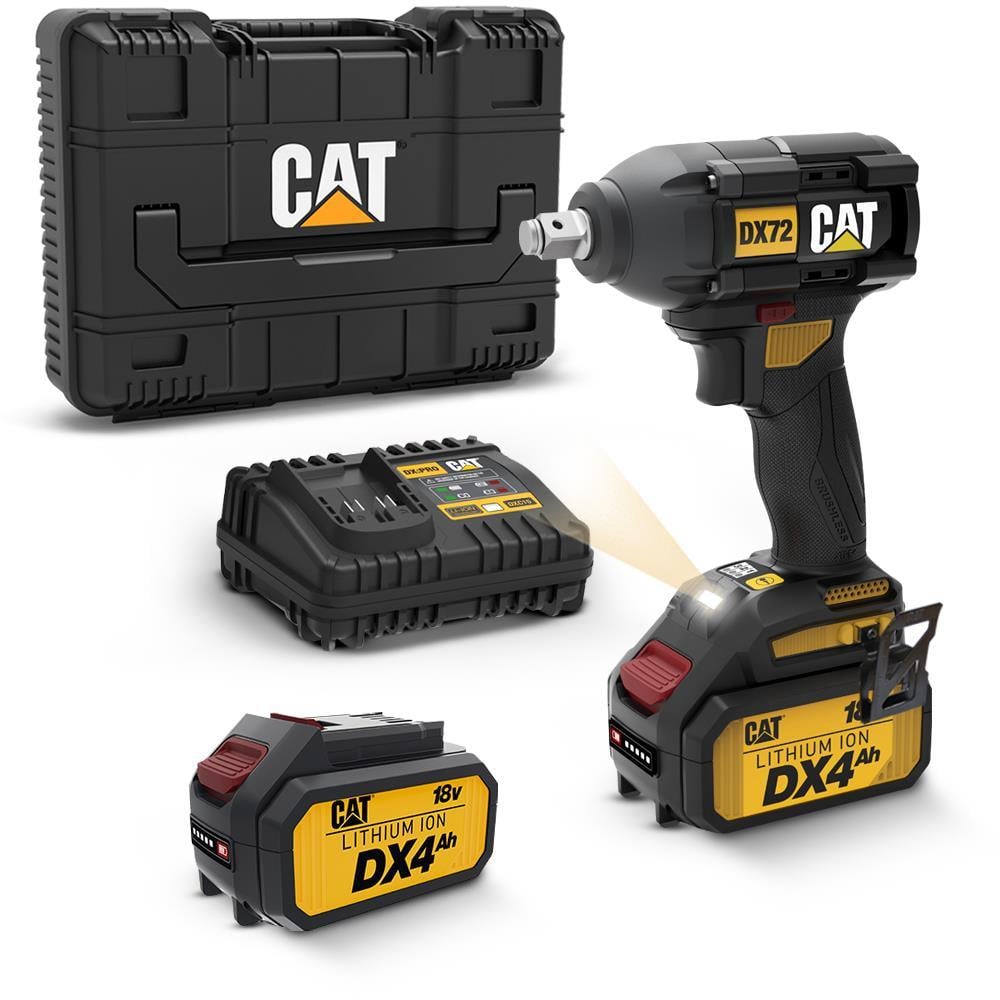 CATCAT DX72 18Volt/4.0Ah Li-ion Çift Akülü Şarjlı 350Nm Kömürsüz Profesyonel Somun SıkmaDX72