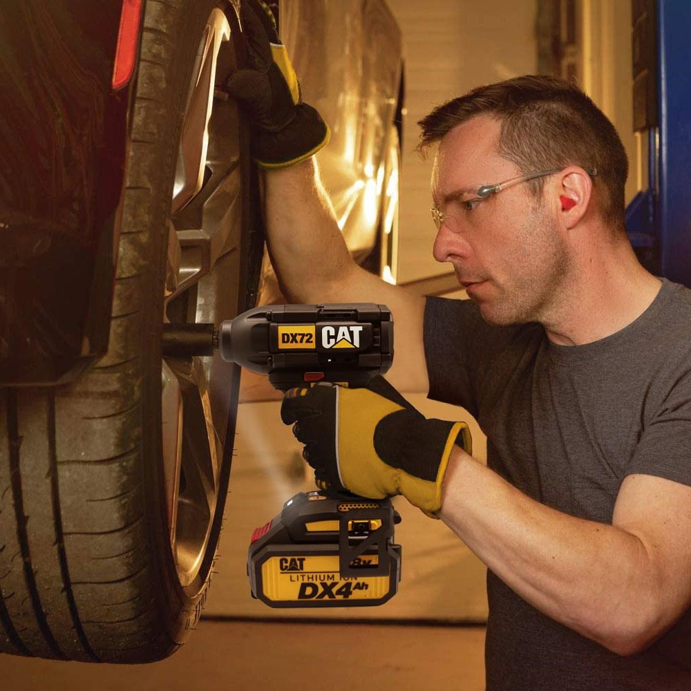CATCAT DX72 18Volt/4.0Ah Li-ion Çift Akülü Şarjlı 350Nm Kömürsüz Profesyonel Somun SıkmaDX72
