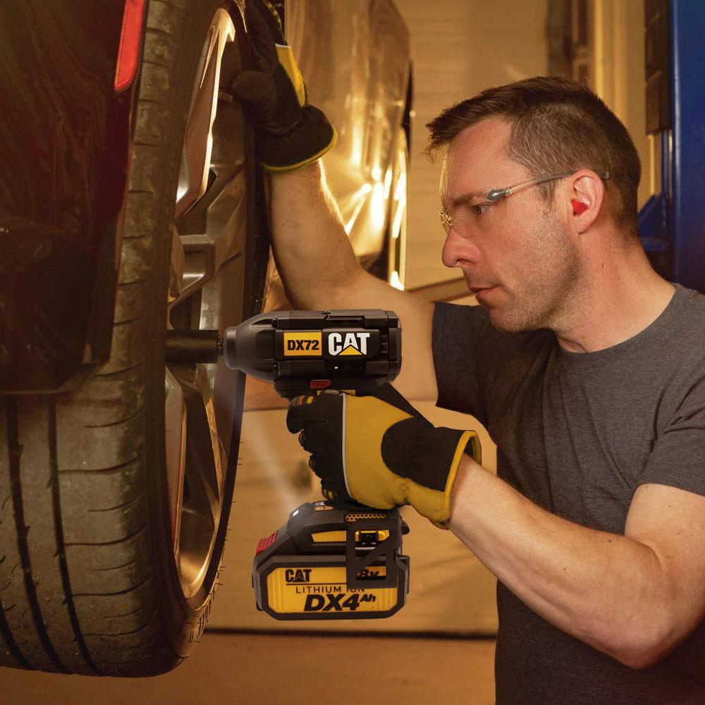 CATCAT DX72 18Volt/4.0Ah Li-ion Çift Akülü Şarjlı 350Nm Kömürsüz Profesyonel Somun SıkmaDX72