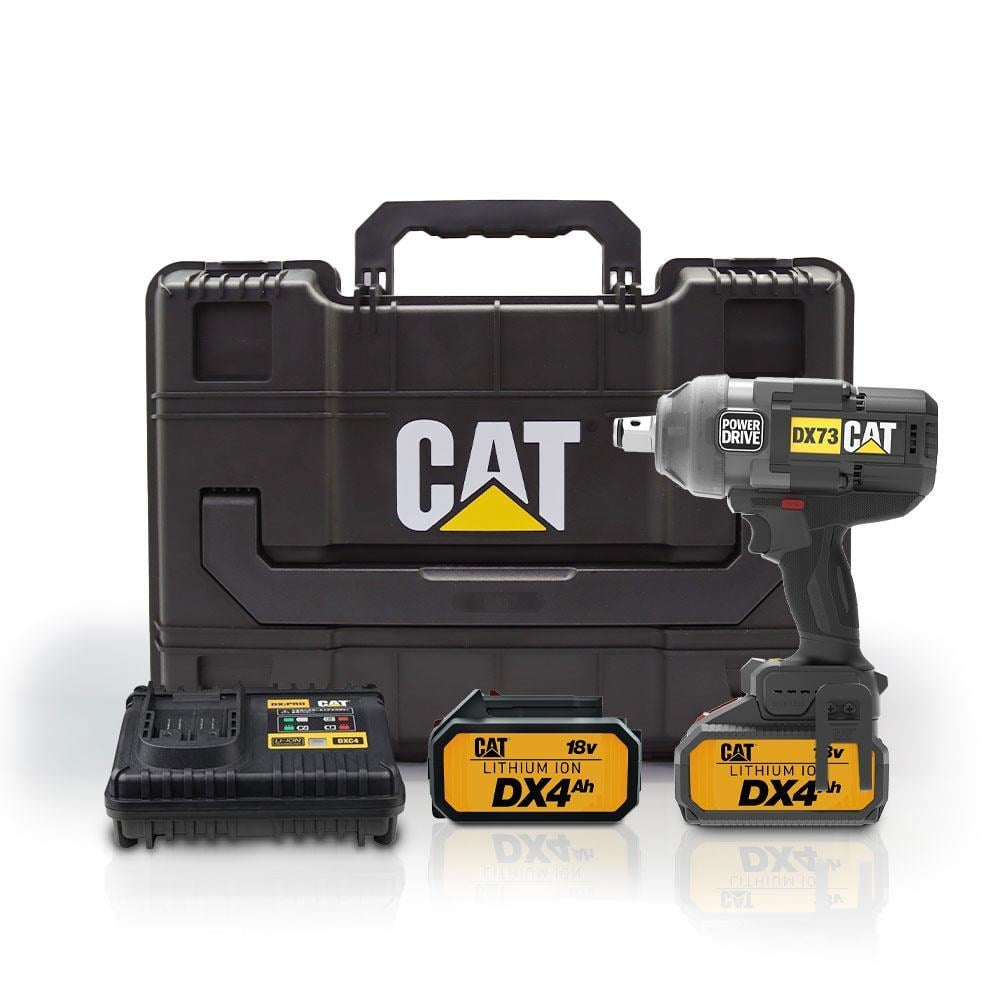 CATCAT DX73 18Volt 4.0 Ah. Çift Akülü 1700/2100Nm Kömürsüz Profesyonel Şarjlı Somun SıkmaDX73