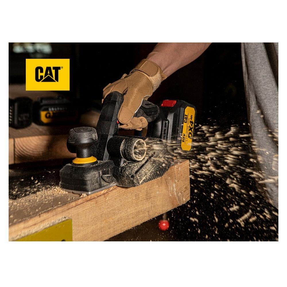 CATCAT DX81B 18Volt 82mm Çift Bıçaklı Kömürsüz Profesyonel Planya (Akü Dahil Değildir)DX81B