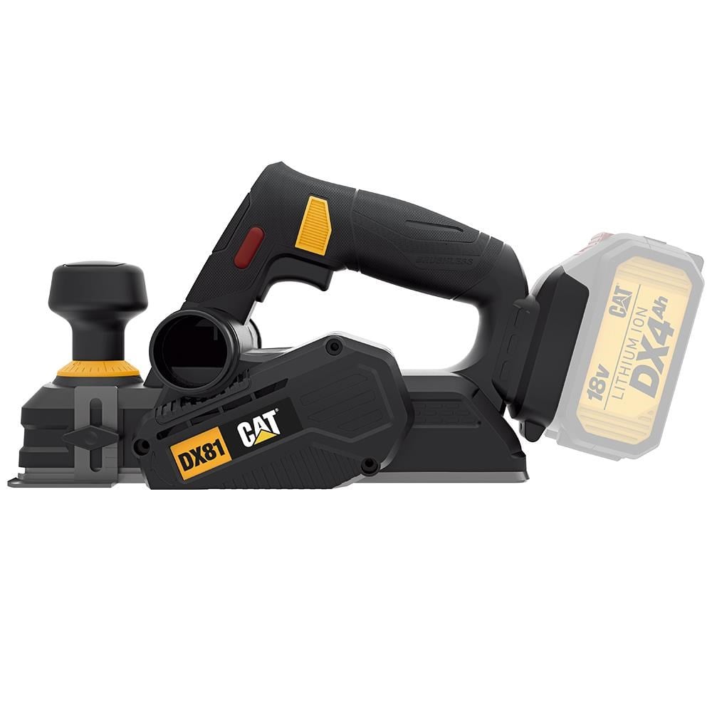 CATCAT DX81B 18Volt 82mm Çift Bıçaklı Kömürsüz Profesyonel Planya (Akü Dahil Değildir)DX81B