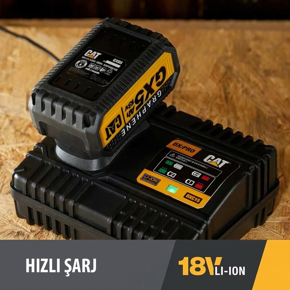 CATCAT DXC15 18Volt Li-ion ONE FOR ALL Profesyonel Hızlı Akü Şarj CihazıDXC15