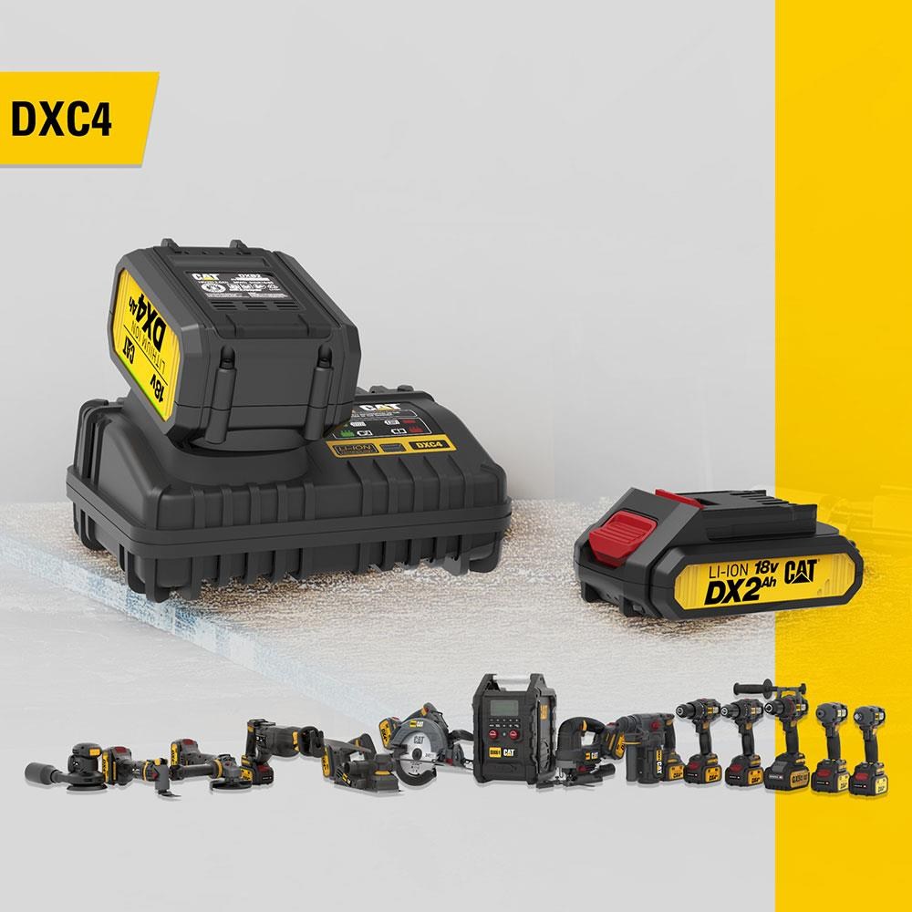 CATCAT DXC4 18Volt Li-ion ONE FOR ALL Profesyonel Hızlı Akü Şarj CihazıDXC4