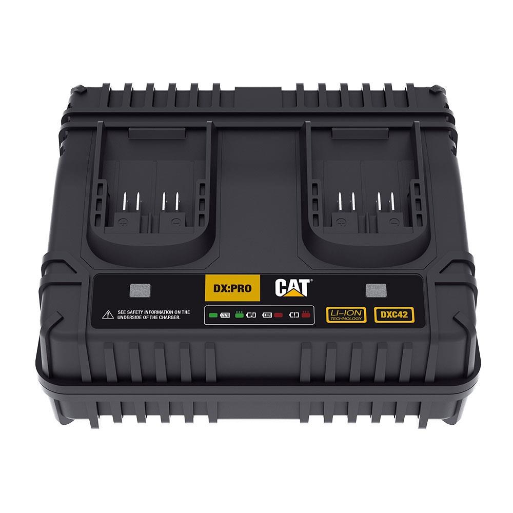 CATCAT DXC42 18Volt Li-ion ONE FOR ALL Profesyonel İkili Hızlı Akü Şarj CihazıDXC42