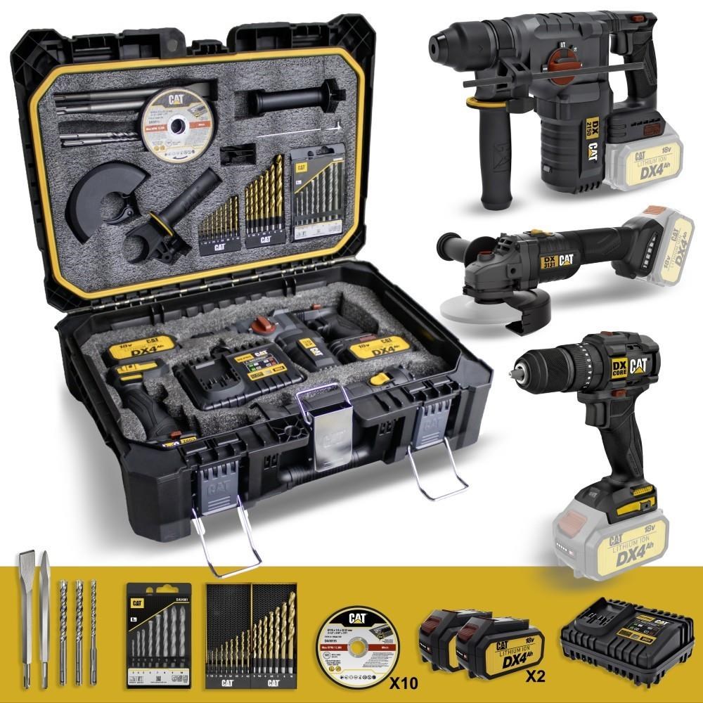 CATCAT DXK302 DX1010 + DX2150 + DX3131 3 Parça Kombo Set + 39 Parça Aksesuar SetiDXK302