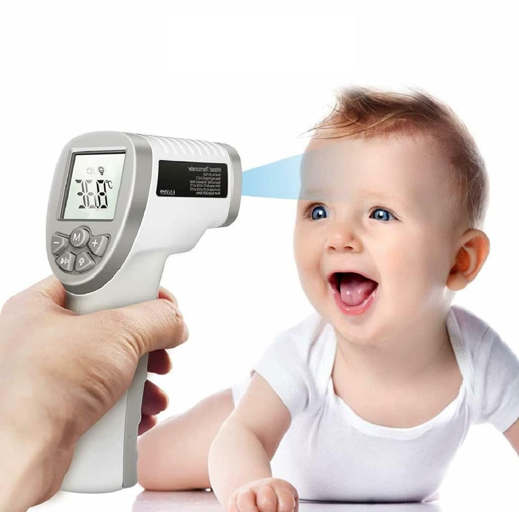 OkisanCLOC Temassız Kızılötesi Termometre SK-T008 - Hem Vücut hem de Nesne için - Santigrat ve Fahrenhayt TestiSK-T008
