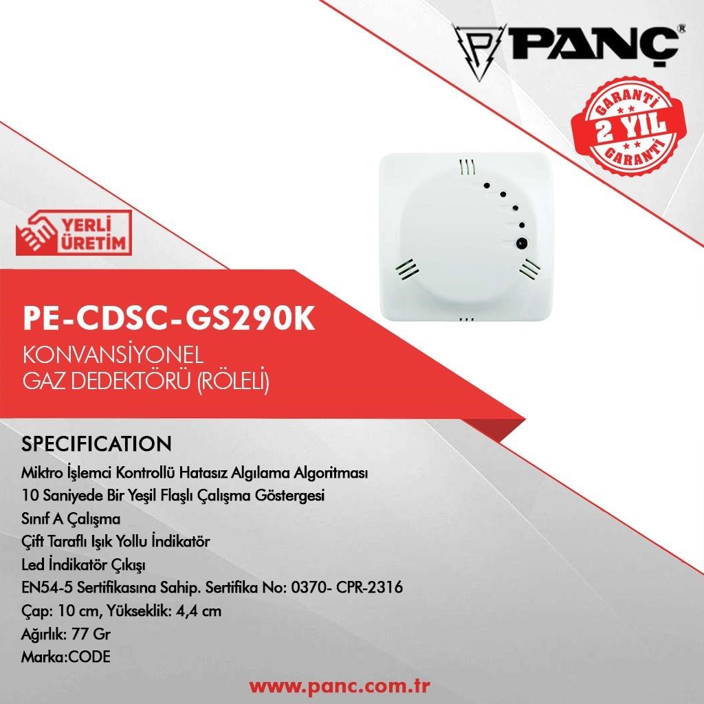 CODECode GS-290K Konvansiyonel Gaz Dedektörü (Röle Çıkışlı)GS-290K
