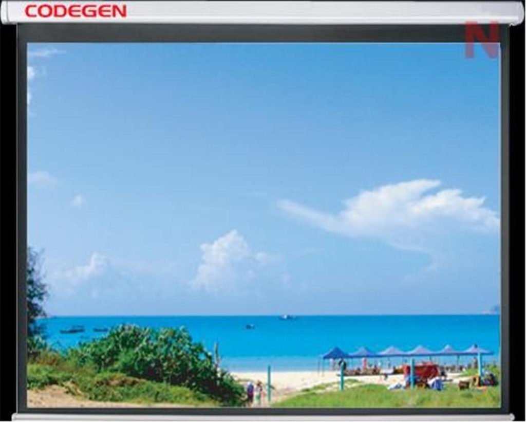 CODEGENCodegen EX-24 Proje Perdesi 240x200 Motorlu Uzaktan Kumandalı Projeksiyon Perdesi8667002558977