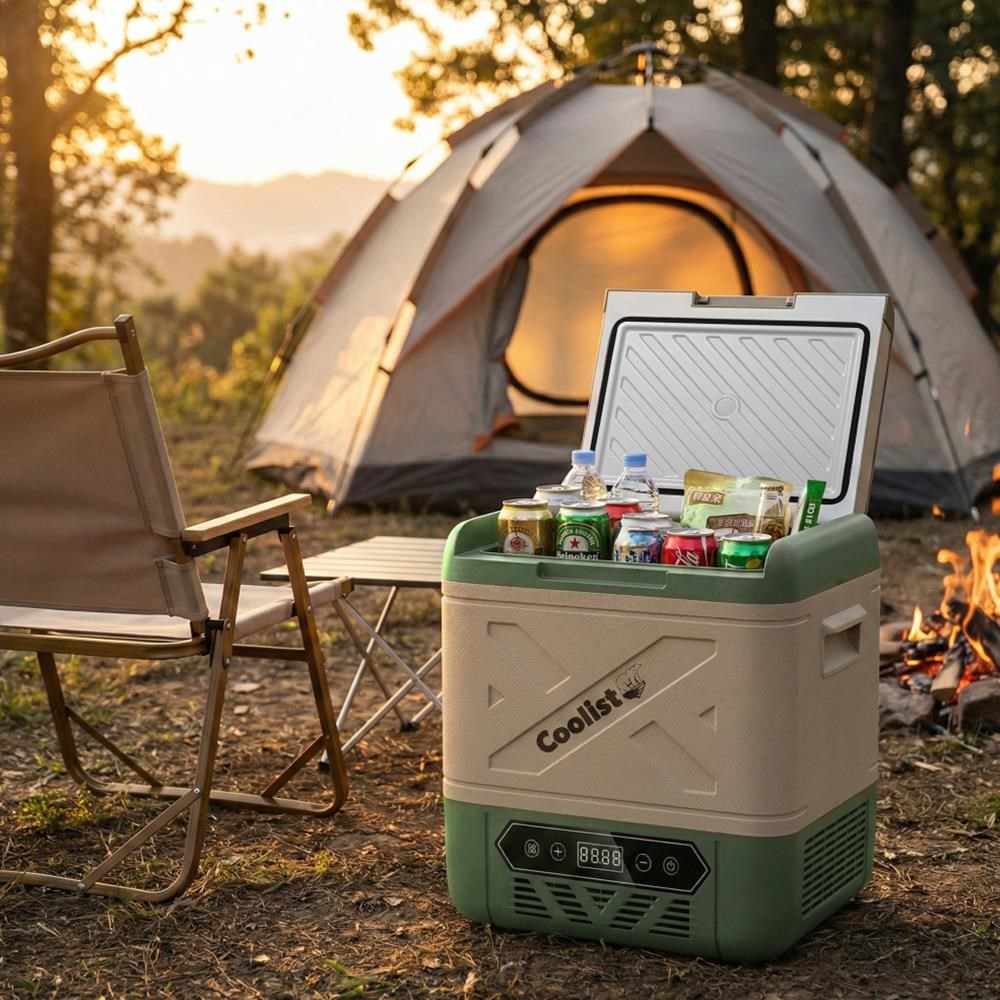 CoolistCoolist CLK18W 12/24Volt/ 220Volt 18 Litre Kompresörlü Tekerlekli Outdoor Oto BuzdolabıCLK18W
