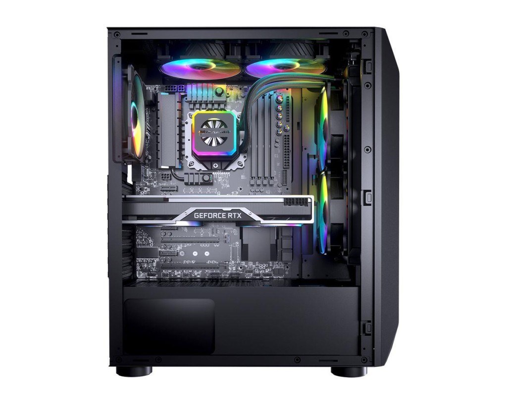 FRİSBYCougar MX410 Mesh-G RGB Kasa (Cougar XTC650 650W 80+ Power Supply)4710483771736