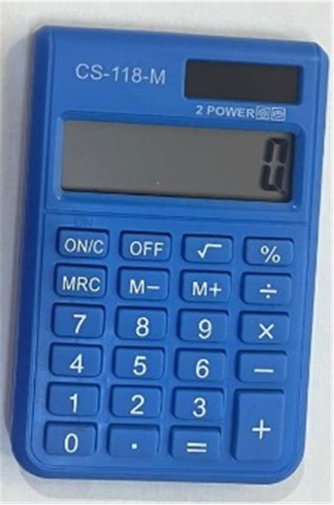 CSLCSL CS-118-M Mavi 8 Hane Cep Tipi Hesap Makinesi6933530700055