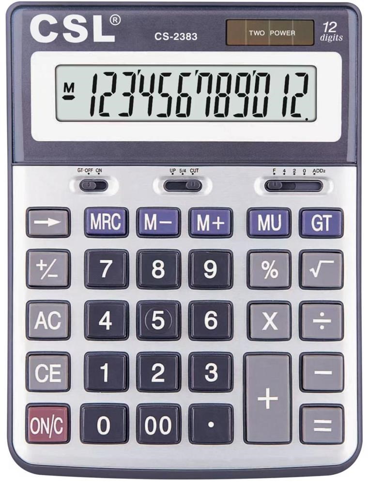 CSLCSL CS-2383 12 Hane Masa Tipi Hesap Makinesi6972254734076