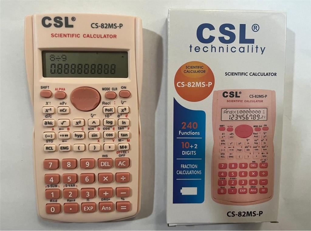 CSLCSL CS-82MS-P Pembe Fonksiyonel Hesap Makinesi6972267370162