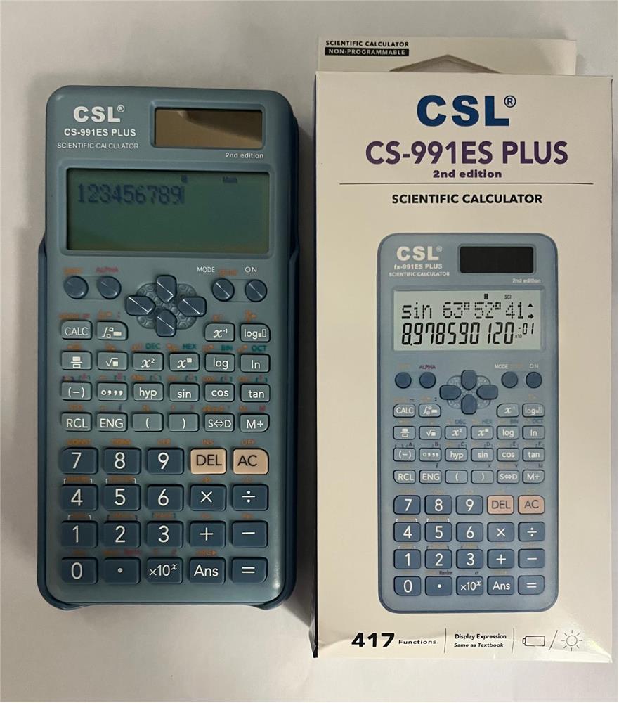 CSLCSL CS-991ES PLUS-BLUE Mavi Fonksiyonel Hesap Makinesi6972267388266