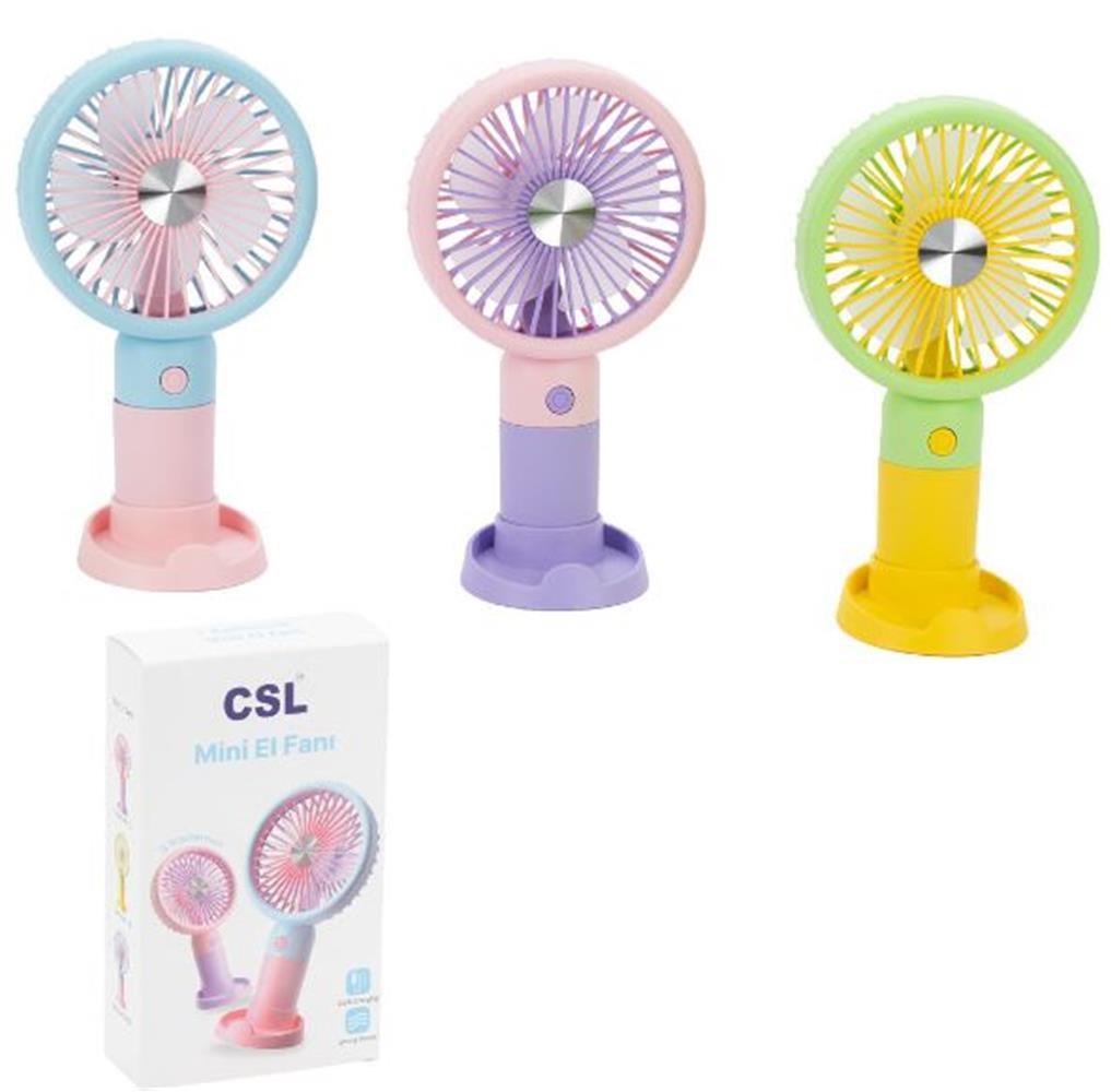 CSLCSL XF Şarjlı Mini Fan Sarı8698521890907
