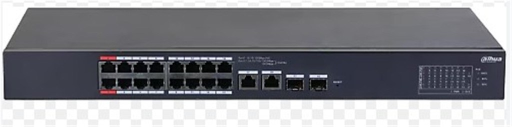 DahuaDahua CS4218-16ET-135 16 Port 10-100-1000 Mbps Yönetilebilir Gigabit PoE Switch6923172571236