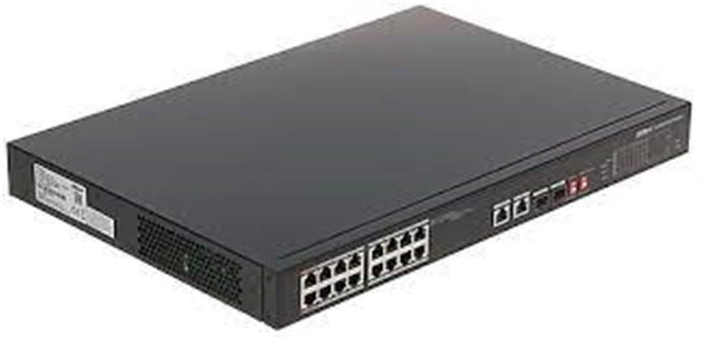 DahuaDAHUA PFS3218-16ET -135 16 PORT GIGABIT +1XRJ45-1XGB  SFP COMBO 135W POE RACKMOUNT  SWITCH6923172527882