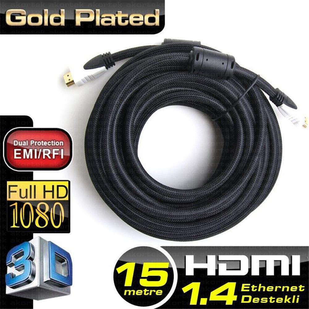 DARKDark DK HD CV14L150A90 1,5mt Hdmi 4k - 3d Destekli Altın Uçlu Kablo8690130082018