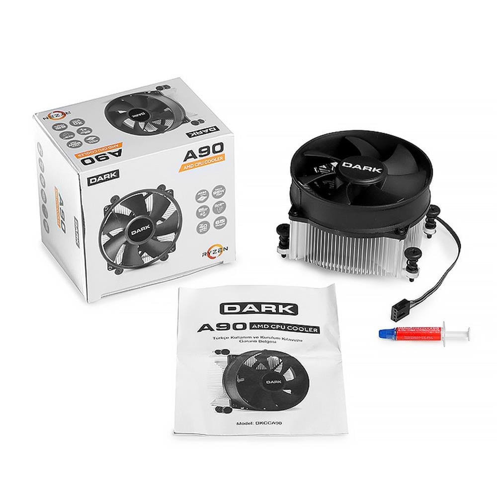 DARKDark DKCCA90 AM4 Ryzen Uyumlu İşlemci Soğutucu8683143203020