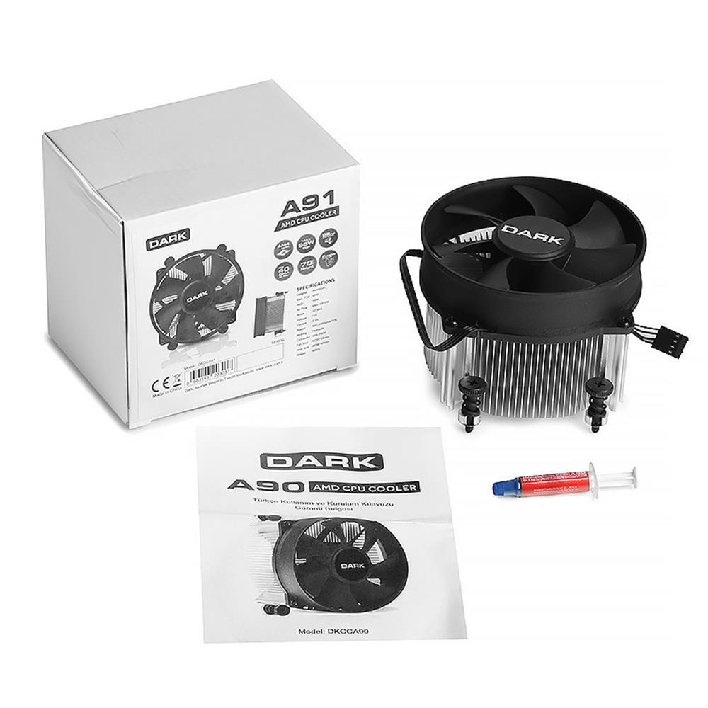 DARKDark DKCCA91 AM4 Ryzen Uyumlu İşlemci Soğutucu8683143203037