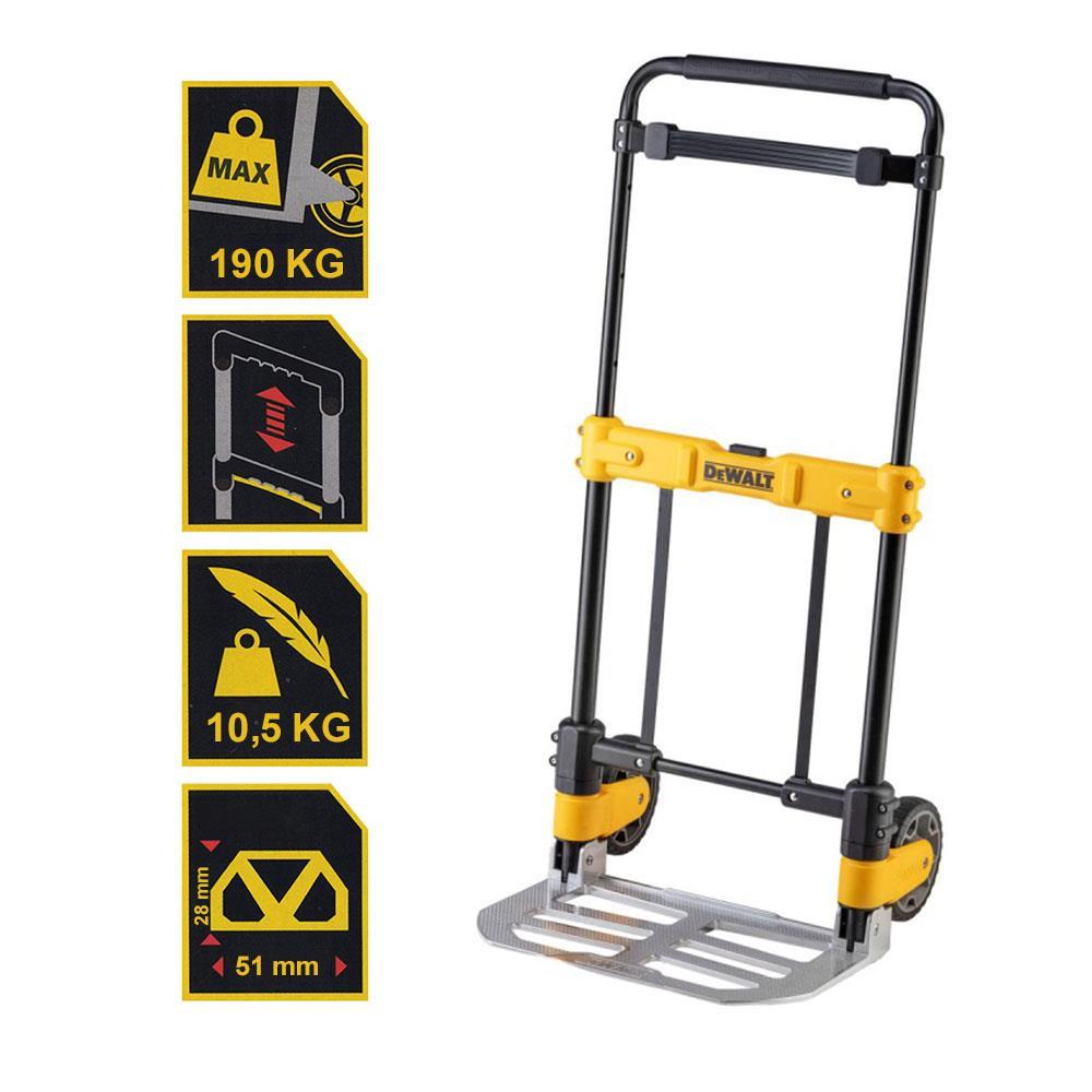 DewaltDEWALT DWT512 190Kg Profesyonel Katlanır El ArabasıDWT512