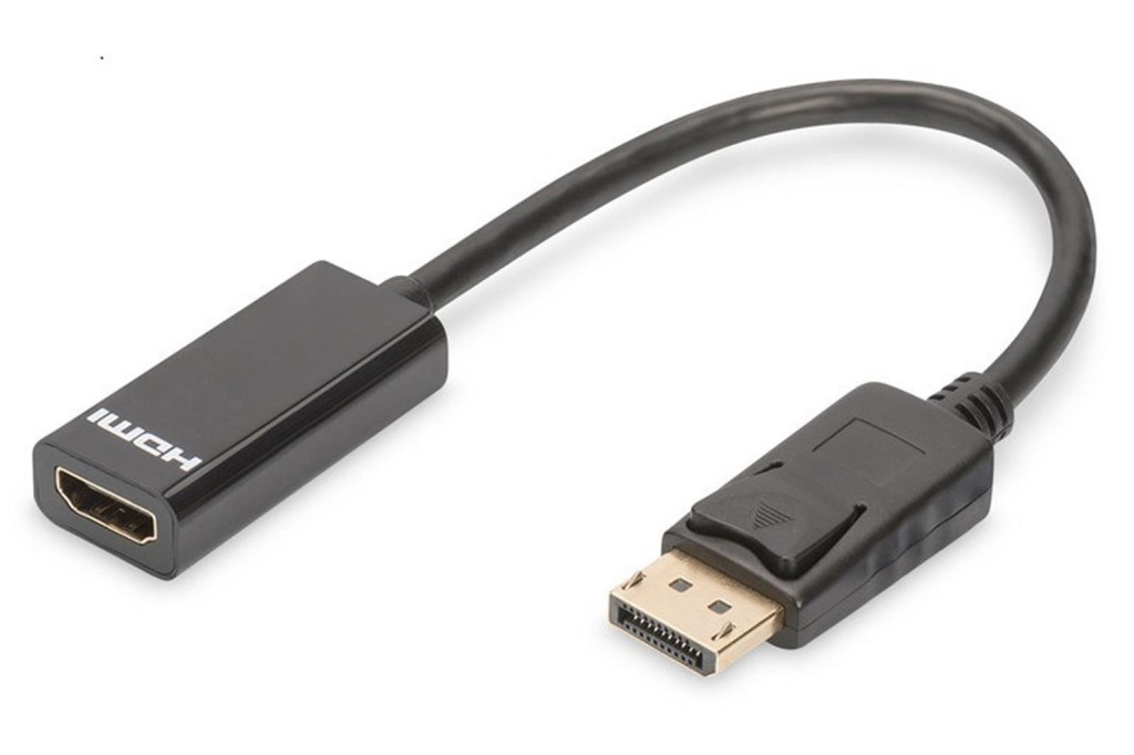 ASSMANNDigutus AK-340400-001-S DisplayPort (DP)  HDMI DP Erkek - HDMI Tip A Dişi, 0.15 metre, siyah4016032328568