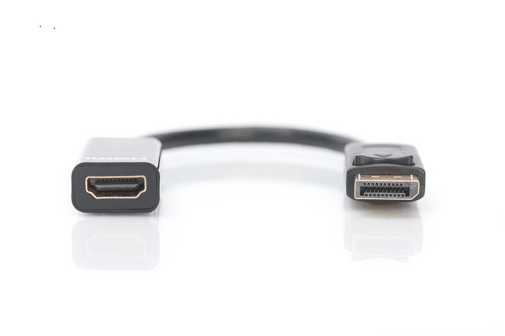 ASSMANNDigutus AK-340400-001-S DisplayPort (DP)  HDMI DP Erkek - HDMI Tip A Dişi, 0.15 metre, siyah4016032328568