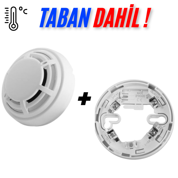 DMTechDMTech D9000-T A1S Konvansiyonel Sabit Isı Dedektörü Taban DahilD9000-T A1S
