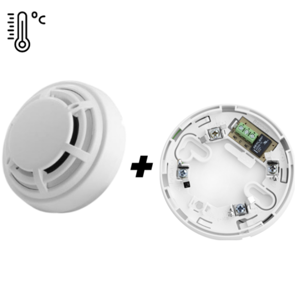 DMTechDMTech D9000A TA1R Adresli Isı Artış Dedektörü Taban Dahil + RöleliD9000A TA1RRöleli