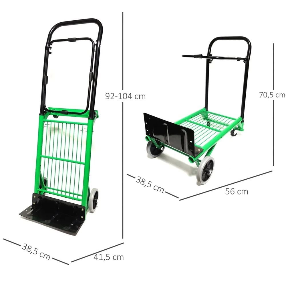 DuffmartDuffmart PR2390D Pro Çok Amaçlı Katlanır Taşıma Arabası 90 KgDA11017