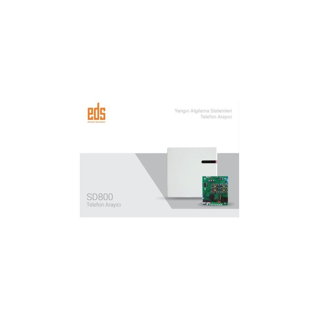 EDSEds SD800 Yangın Alarm Sistemleri Için Telefon ArayıcıHBCV00006CAGEM