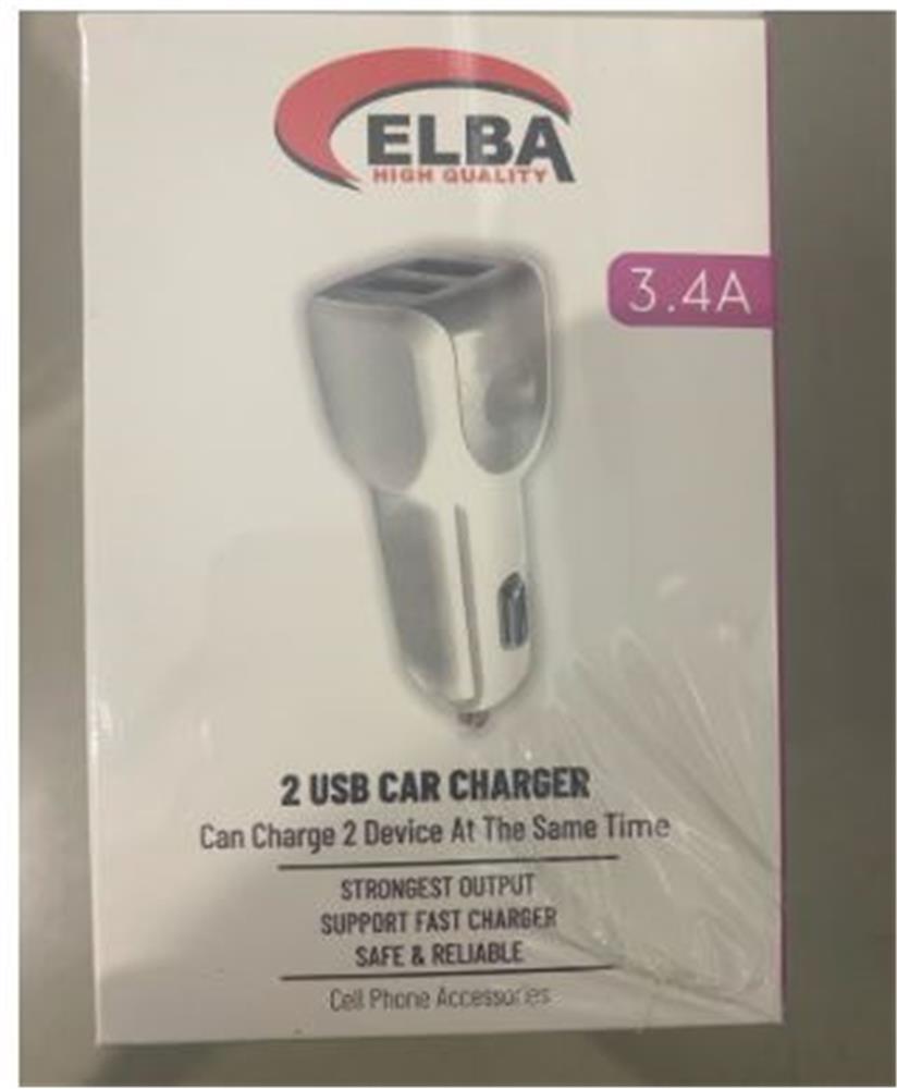 ELBAELB28-AR3P ELBA 3.4A  2USB ARAÇ BAŞLIK8698521886917