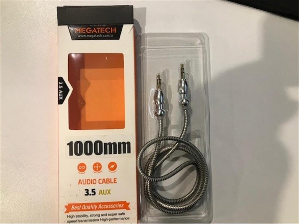 MEGATECHElba Elb33 1,5Mt Aux Stereo To Stereo Örgülü Kablo8698521886962