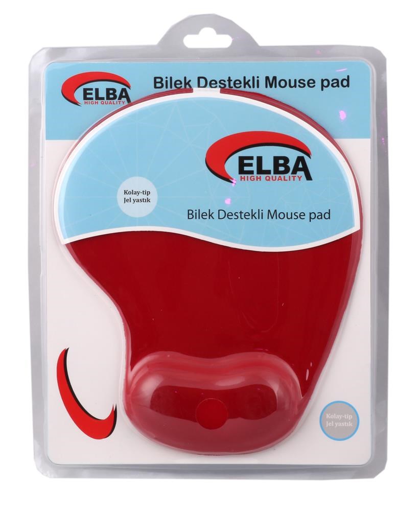 ELBAElba K06152 Bileklikli Jel Mouse Pad Kırmızıa8698521891294a