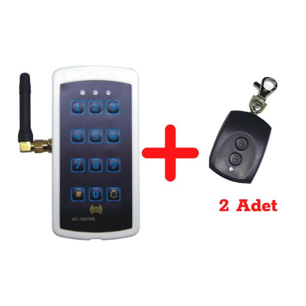 ElectrosecElectosec AC-1567RF RF Uzaktan Okuyucu 2 Adet RF-RC Uzaktan KumandaAC-1567RF2RF-RC