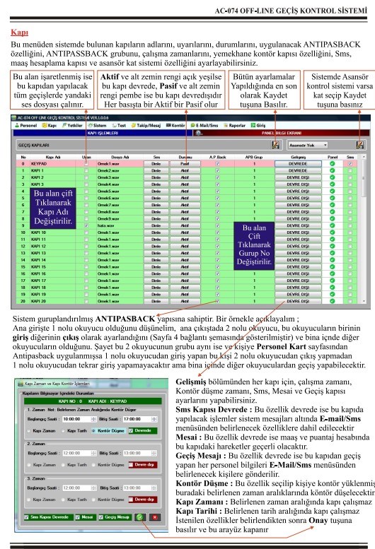 ElectrosecElectrosec AC-074ETH Güvenlik Amaçlı Off-Line ve Online Kartlı Geçiş SistemiAC-074ETH