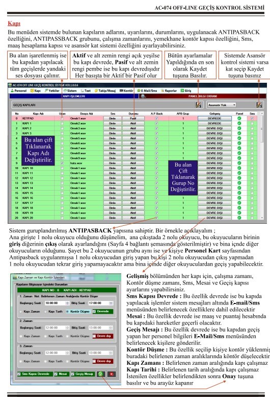 ElectrosecElectrosec AC-075ETH Güvenlik Amaçlı Off-Line ve Online Kartlı Geçiş SistemiAC-075ETH